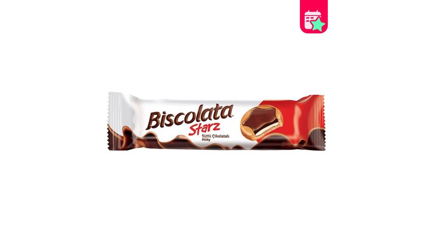 Biscolata Starz Milk Chocolate Covered Biscuits 82 g