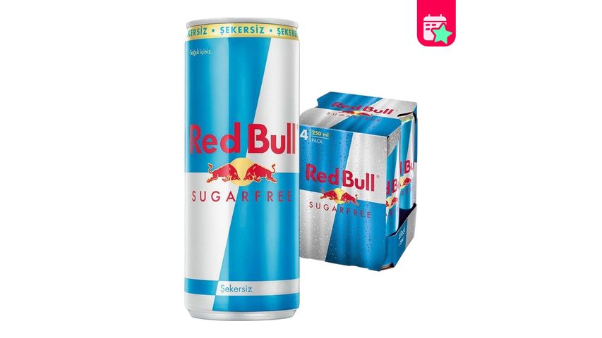 Red Bull Sugar-Free Energy Drink 4 x 250 ml