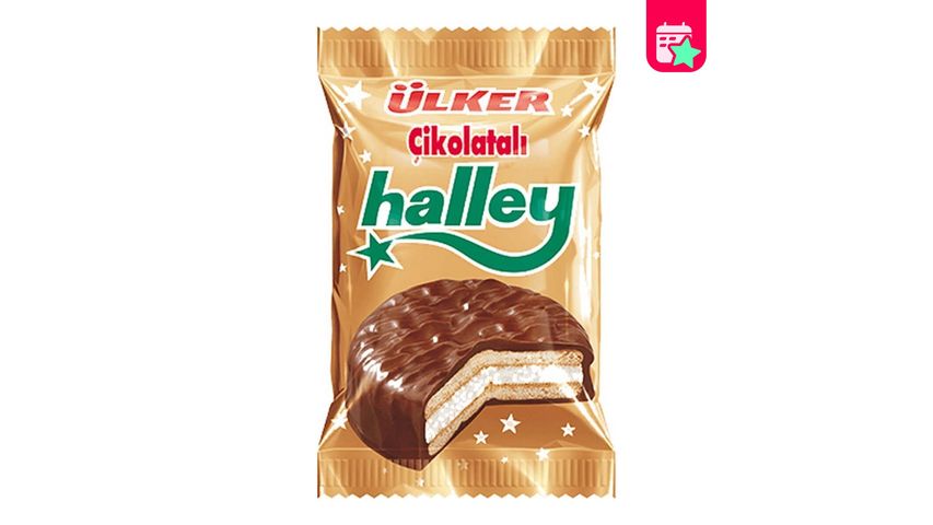 Ülker Halley Chocolate Covered Biscuits 30 g