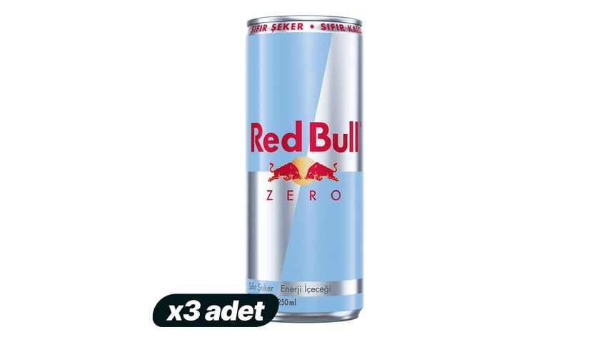 3x Red Bull Zero Sugar 250 ml Bundle