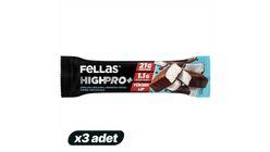 3x Fellas Chocolate-Covered HighPro+ Coconut Bar Bundle