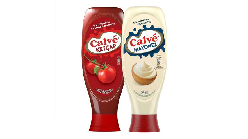 Calve Ketçap & Mayonez Paketi - Büyük Set