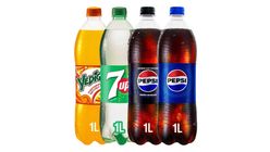 Yedigün Portakal & 7UP Turunçgil Şekersiz & Pepsi Zero & Pepsi Kola 1 L Paketi