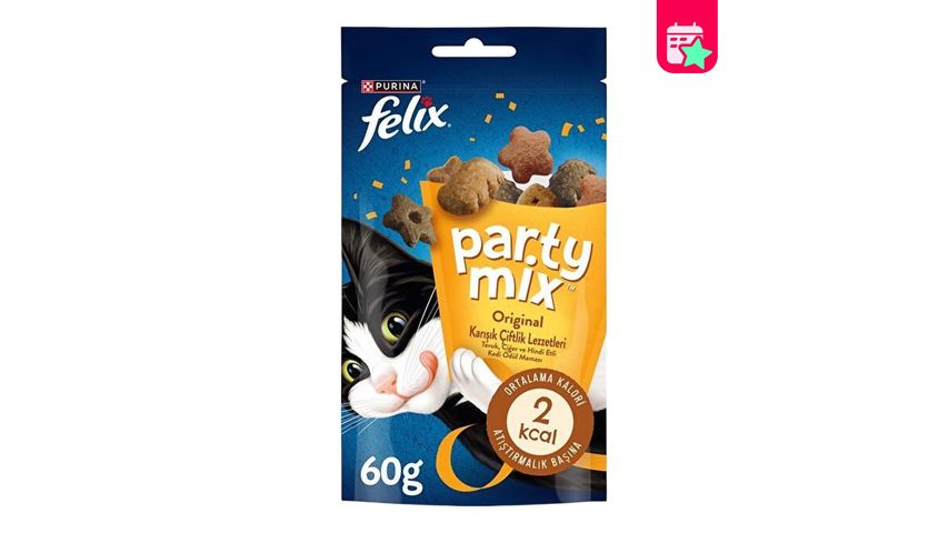 Felix Party Mix Mixed Picnic Flavors Cat Treat 60 g