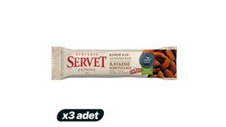 3'lü Servet Badem Krokan Bar 20 g Paketi