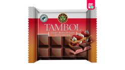 Kahve Dünyası Tambol Milk Chocolate with Strawberry Puff Pastry Filling 100 g