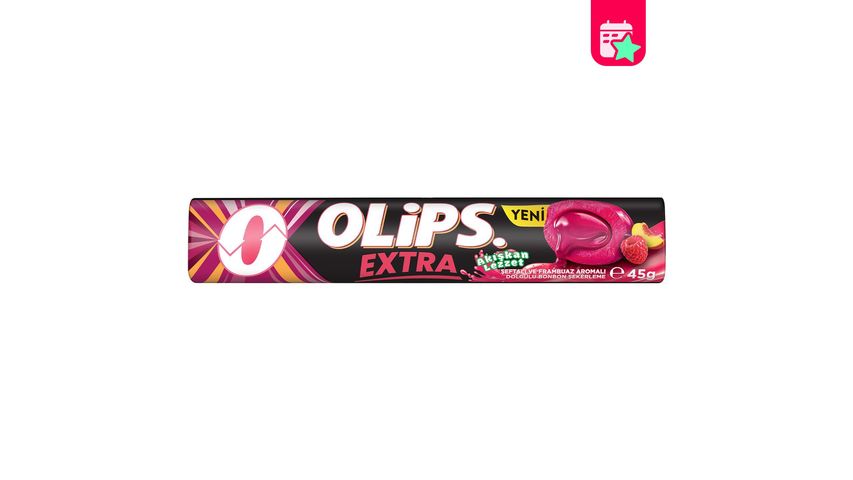 Olips Extra Peach & Raspberry Flavored Candy 45 g