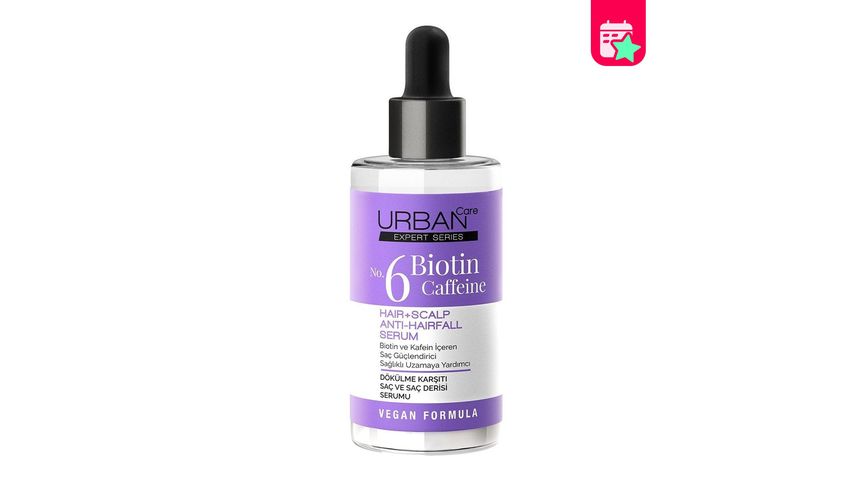 Urban Care Expert No.6 Biotin & Caffeine Anti-Hair Loss Hair Care Serum 50 ml