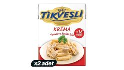 2'li Tikveşli %18 Yağlı Krema 200 ml Paketi