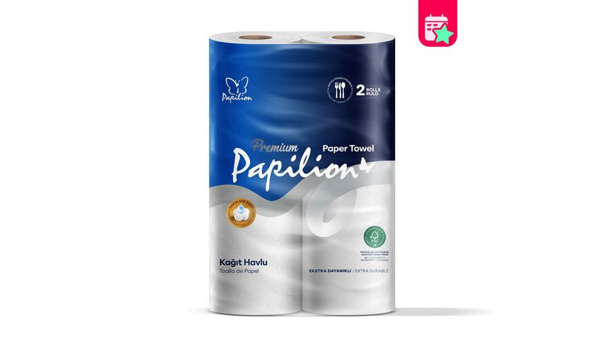 Papilion Premium Long Paper Towels 2 Pack