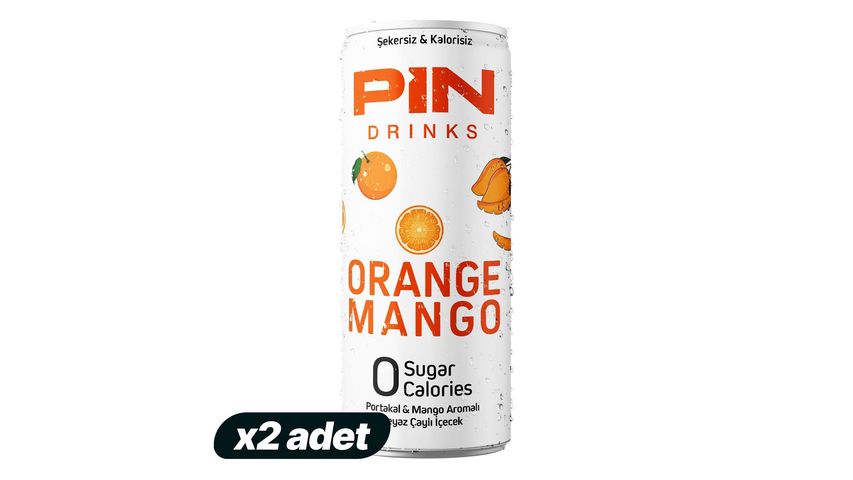 2'li Pin Portakal & Mango Aromalı İçecek Paketi
