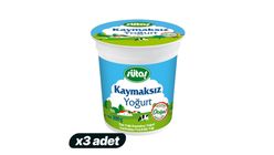 3'lü Sütaş Kaymaksız Yoğurt 200 g Paketi