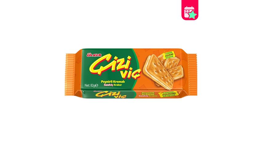 Ülker Çiziviç Cheese Sandwich Crackers 82 g