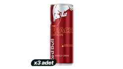 3x Red Bull Energy Drink Peach 250 ml Bundle