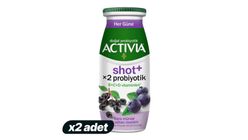2x Activia Shot+ Elderberry & Blueberry 80 ml Bundle