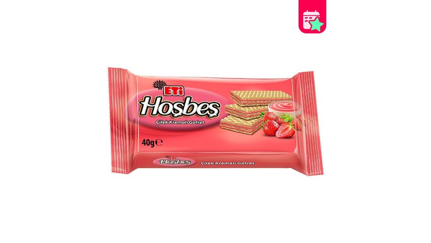 Eti Hoşbeş Strawberry Cream Wafer 40 g