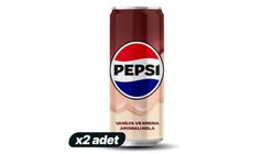 2'li Pepsi Vanilya & Krema Aromalı Şekersiz Kola 330 ml Paketi