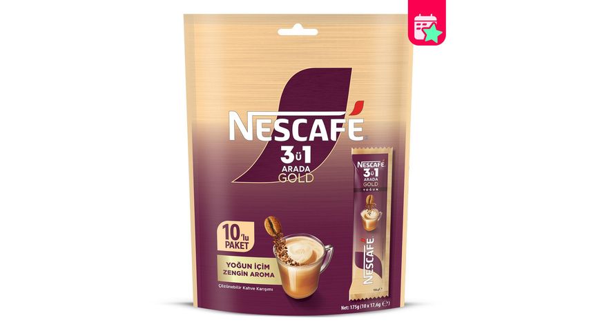 Nescafé 3 in 1 Gold Intense 10 Sachets