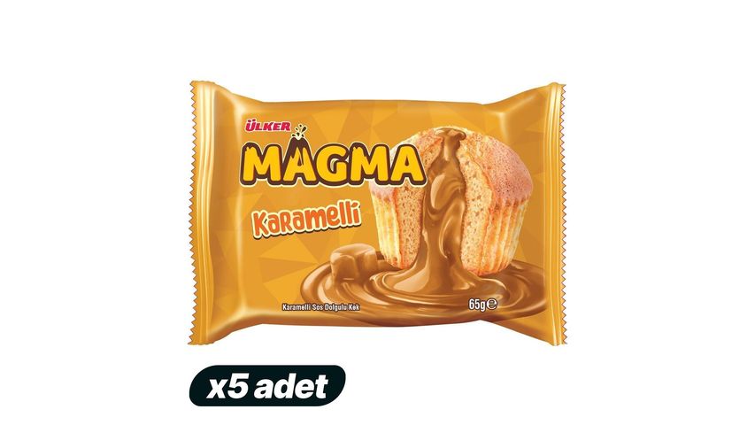 5'li Ülker Dankek Magma Karamelli Paketi