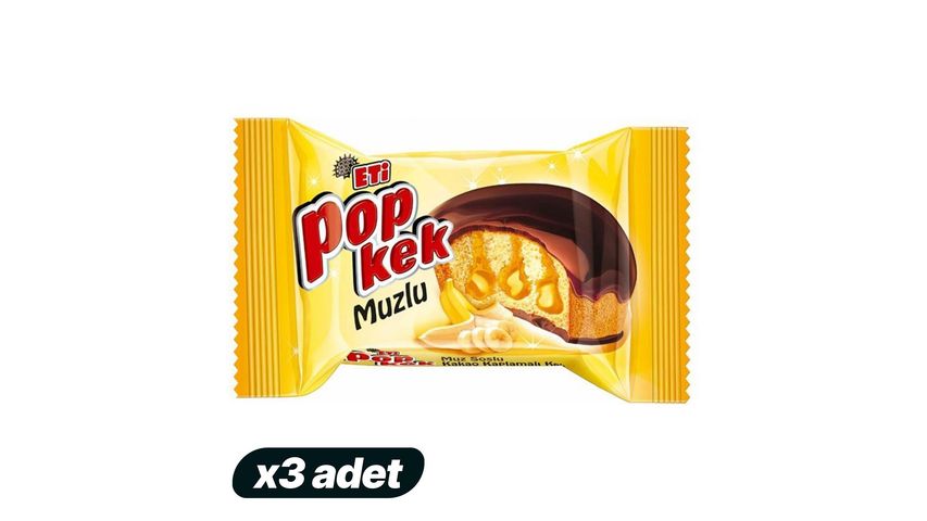 3x Eti Popkek Banana Bundle