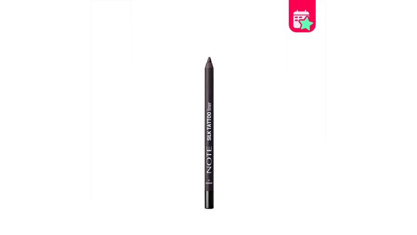 Note Silk Tattoo Liner 01 Midnight – Waterproof Silky Gel Eyeliner (Black, Matte)