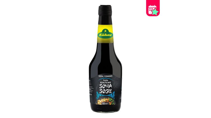 Kühne Reduced Salt Soy Sauce 500 ml