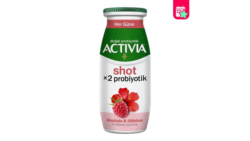 Activia Shot Raspberry & Hibiscus 80 ml