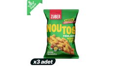 3x Züber Noutos Cajun Spiced Chickpea Chips 55 g Bundle