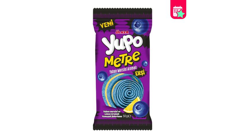 Ülker Yupo Blueberry & Lemon Flavored Soft Candy 50 g