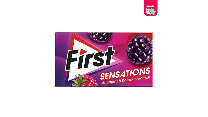 First Sensations Raspberry & Blackberry Flavored Sugar-Free Gum 27 g