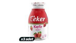 3'lü Eker Çilekli Kefir 200 ml Paketi