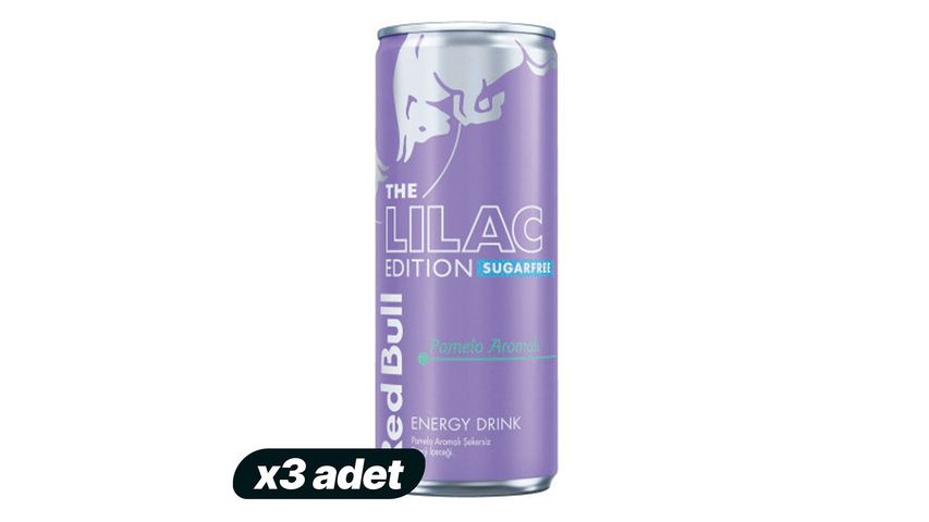3x Red Bull Lilac Edition Pomelo Flavoured Energy Drink 250 ml Bundle