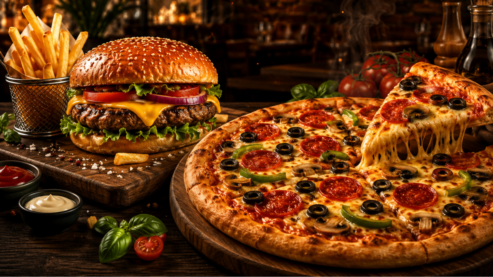 Raqqas Pizza - Hamburger vendor logo