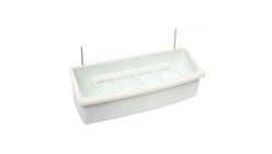 Fit Fly Plastik Izgaralı Beyaz Kuş Yemliği 15 cm