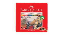 Faber-Castell Metal Kutu Boya Kalemi 24 Renk