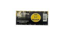 Varta Süper Heavy Duty 6+2 Kalem Pil