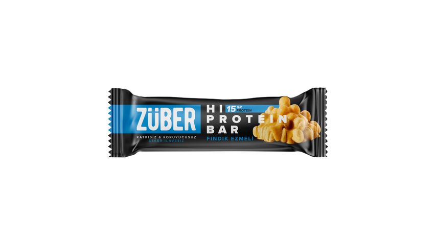 Züber Fındıklı Hi-Protein Bar 45 g