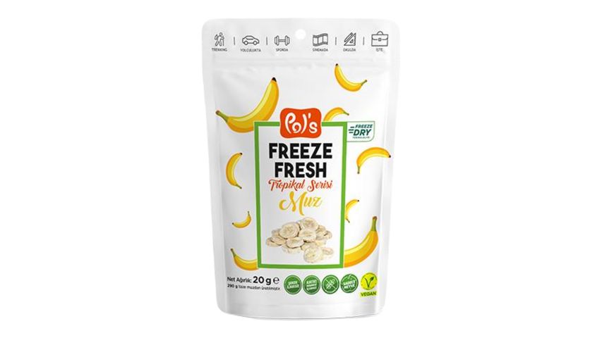 Pol's Fresh Freeze Tropical Seri Muz 20 g