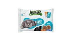 Jungle Çifte Lezzet Ton Balığı & Somonlu Yetişkin Kedi Maması 400 g