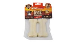 Kiki Excellent Doğal Sığır Derisi Press Köpek Kemiği Sütlü 12 cm 2'li