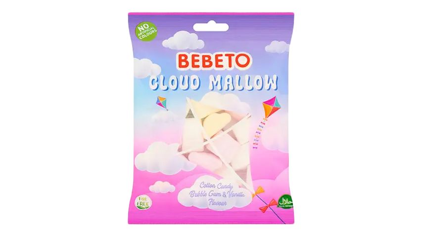 Bebeto Cloud Mallow Yumuşak Şeker 60 g
