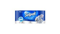 Selpak Extra Cotton Texture Toilet Paper 16-pack