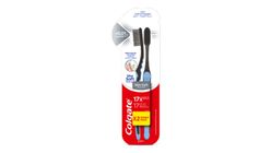 Colgate Micro-Fine Black Sensitive Cleaning Soft Toothbrush 1+1