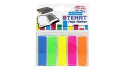 Temat Renkli Yapışkanlı Not Kağıdı 12x45 mm 5x25 Yaprak