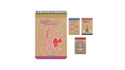 Gıpta Craft Notes A6 Spiralli Sert Kapaklı Bloknot 100 Yaprak