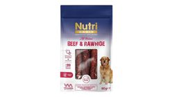 Nutri Canin Beef & Rawhide Sığır Eti Sarılı Kemik Köpek Ödülü 80 g