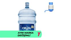 Ceysu Damacana Su 19 L + Damacana Pompası