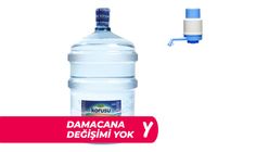 Korusu Damacana Su 19 L + Depozito + Damacana Pompası
