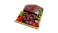Doğranmış Dana Ciğer Kuşbaşı 250 g