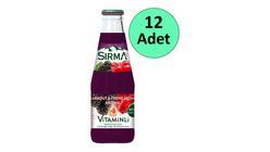 Sırma Blackberry & Redcurrant Flavored Natural Rich Mineral Carbonated Drink 12x200 ml